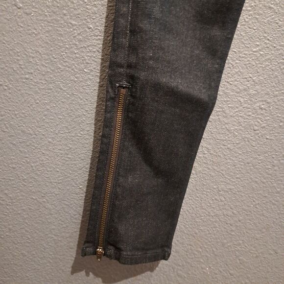 Rag & Bone Kensington Moto Skinny Jeans Pockets Zippers Women Size 29 Dark Wash - Picture 8 of 11
